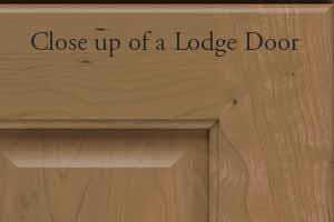 Close up of Lodge Door Profile